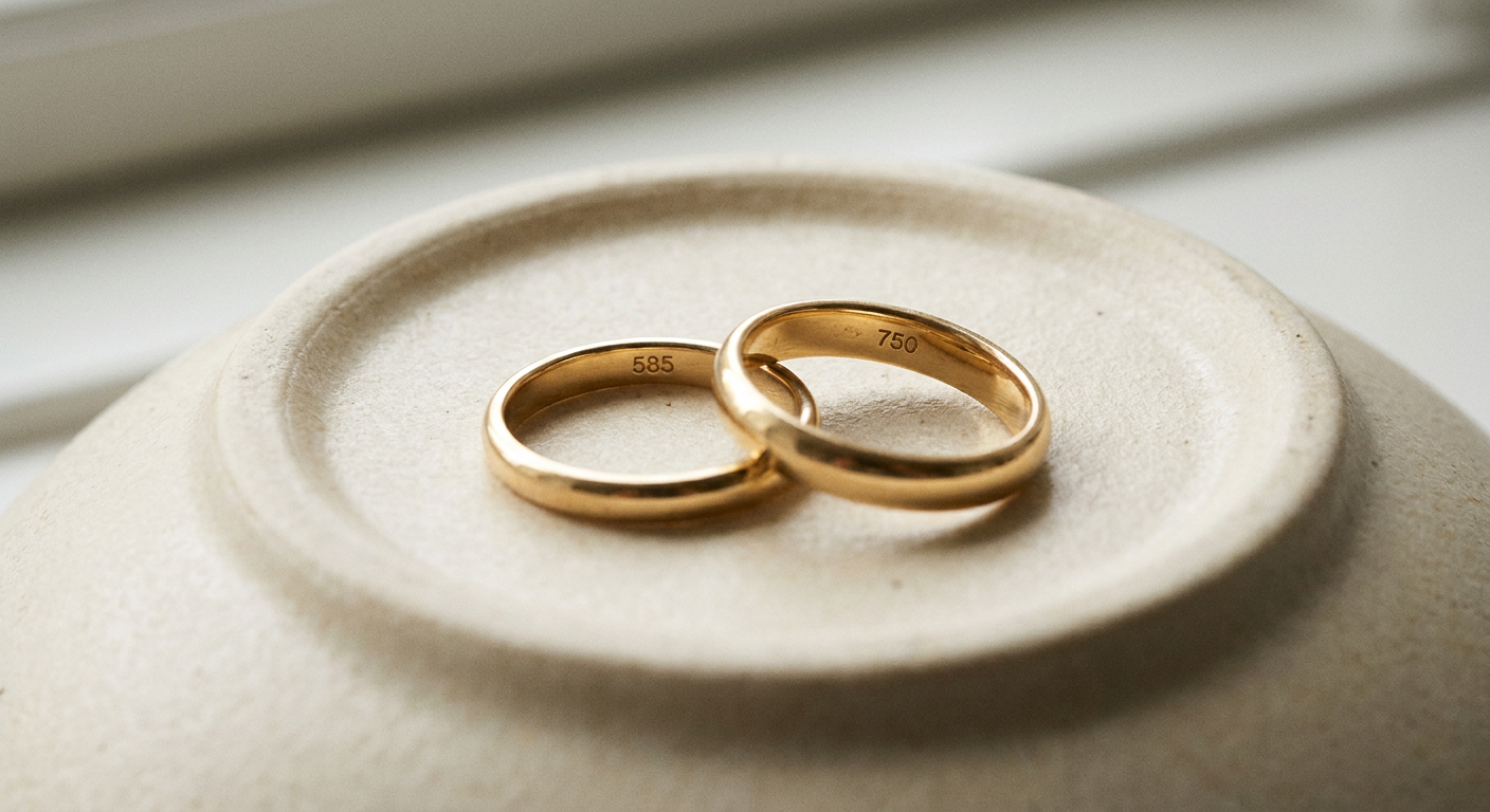 585 og 750 guld forklaret – hvad tallene betyder